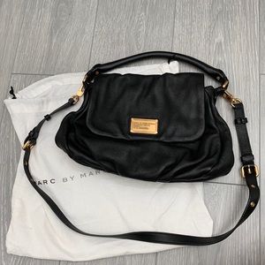 MARC BY MARC JACOBS BLACK LEATHER BAG, NO FLAWS